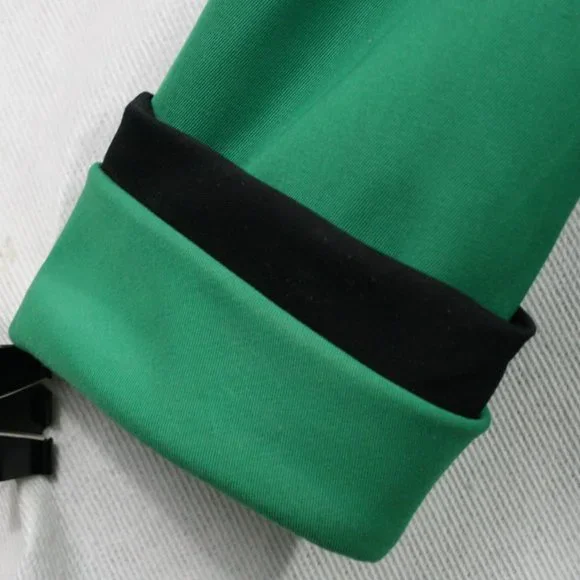 Vintage 80's R. B. Design Group Lime Green Poly Microfiber Midi Dress SZ 8 EUC - Picture 6 of 12